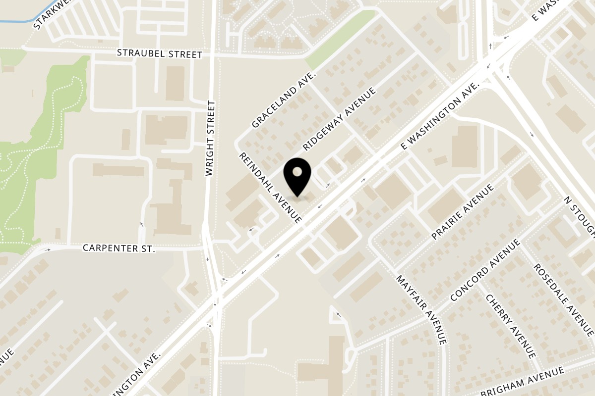 Map showing the location of La Taguara Restaurants La Taguara on 3502 East Washington Avenue in Madison